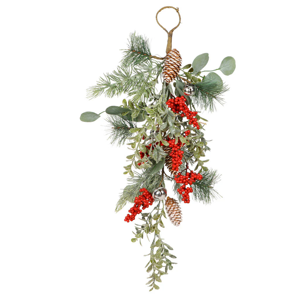 Jingle Bell Red Berry Swag - Image 5