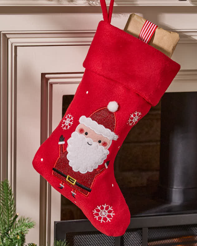 Jolly Red Children's Christmas Stocking - Image 4