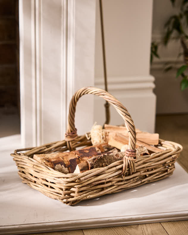 Katoro Log Basket with Handle - Image 4