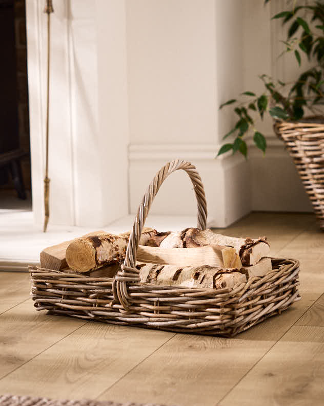 Katoro Log Basket with Handle - Image 5