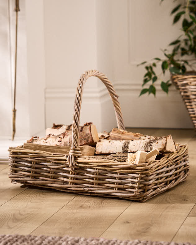 Katoro Log Basket with Handle - Image 6