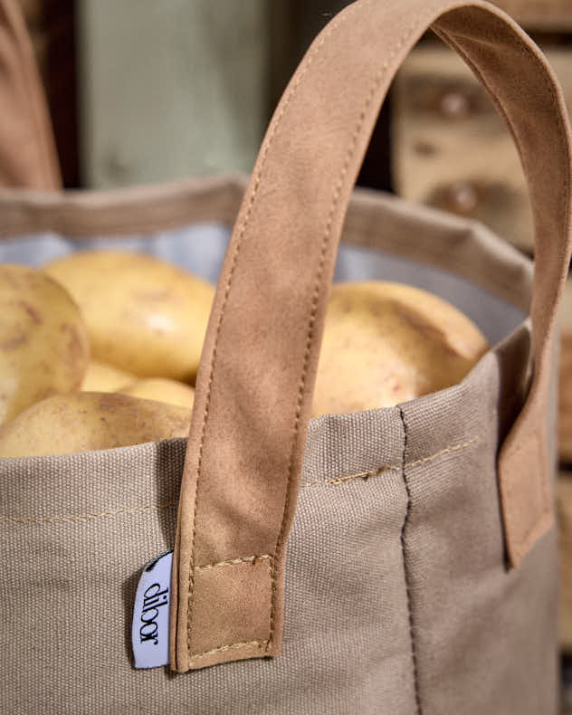 Set of 2 Khaki Garden Storage Bags - Image 3