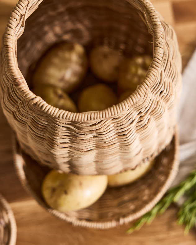 Large Woven Veg Hopper - Image 3