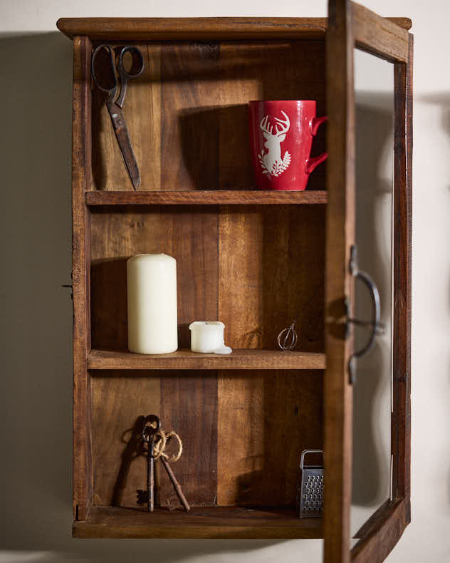L'Atelier Vintage Wooden Display Cabinet - Image 3