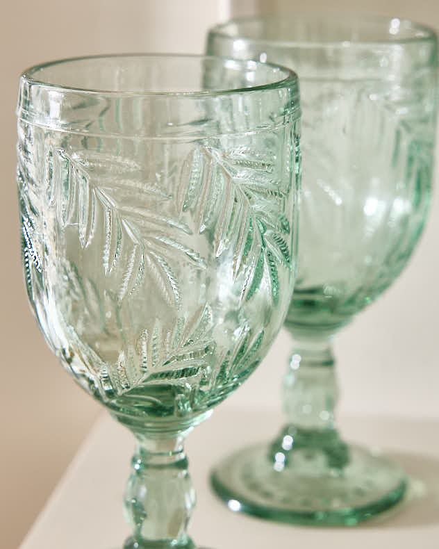 Laurier Leaf Set of Wine Goblets - Image 5