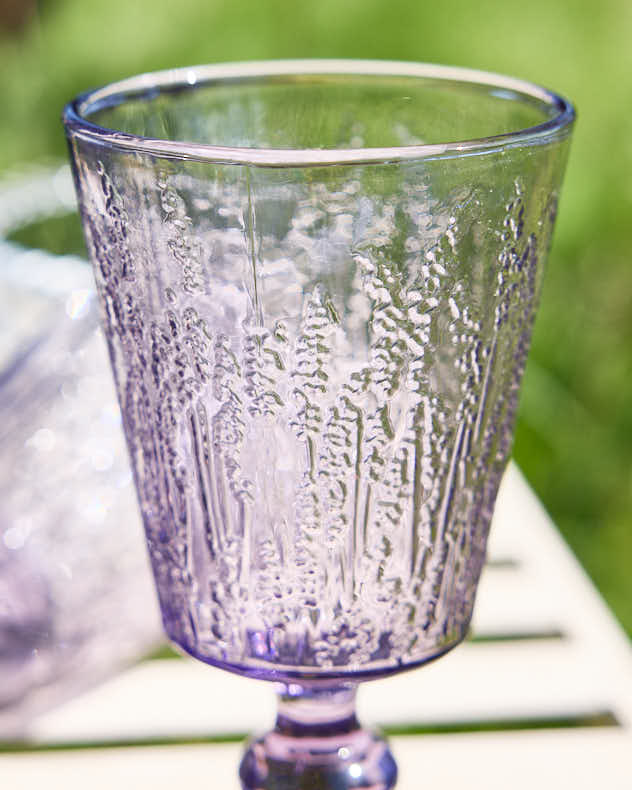 Lavender Wine Goblet - Image 7