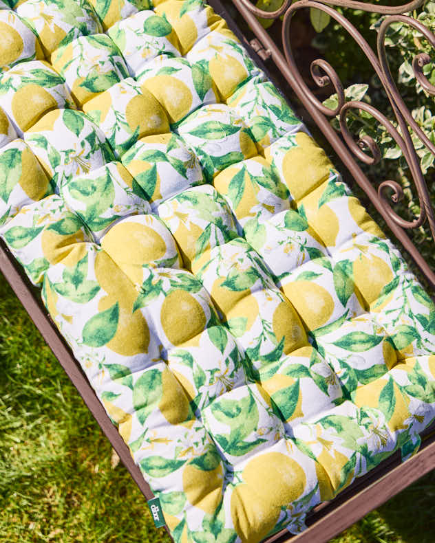 Lemon Patterned Bench Mattress - Image 2