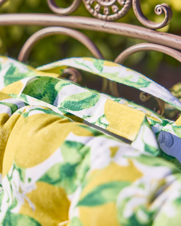 Lemon Patterned Bench Mattress - Image 4