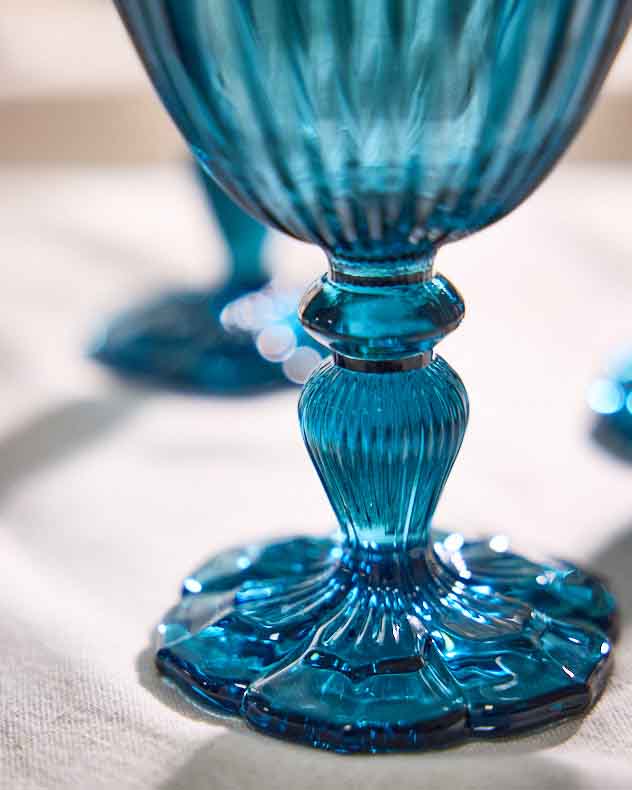 Linares Blue Wine Glass - Image 5