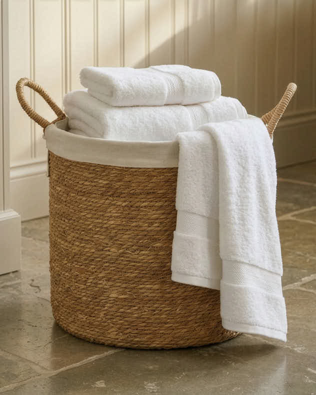 Lined Seagrass Basket - Image 4