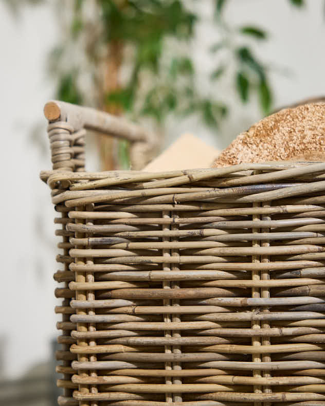 Log Basket with Handles & Wheels - Image 4