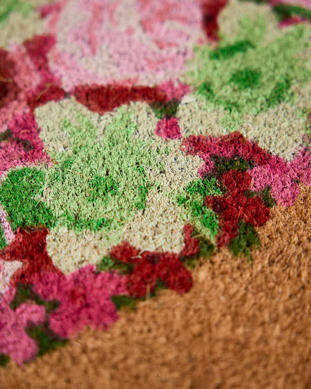 Love Heart Floral Door Mat - Image 4