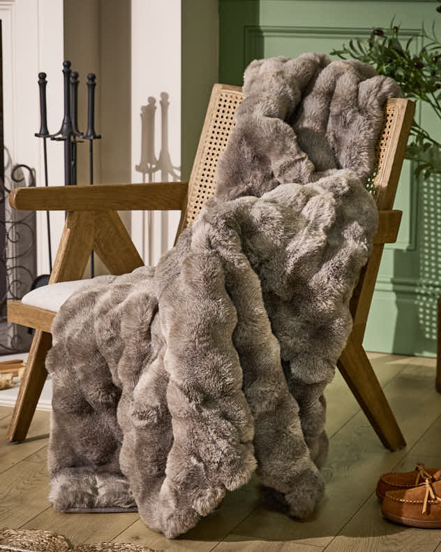 Luxe Faux Fur Throw