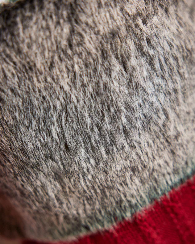 Red Nordic Christmas Stockings - Image 3