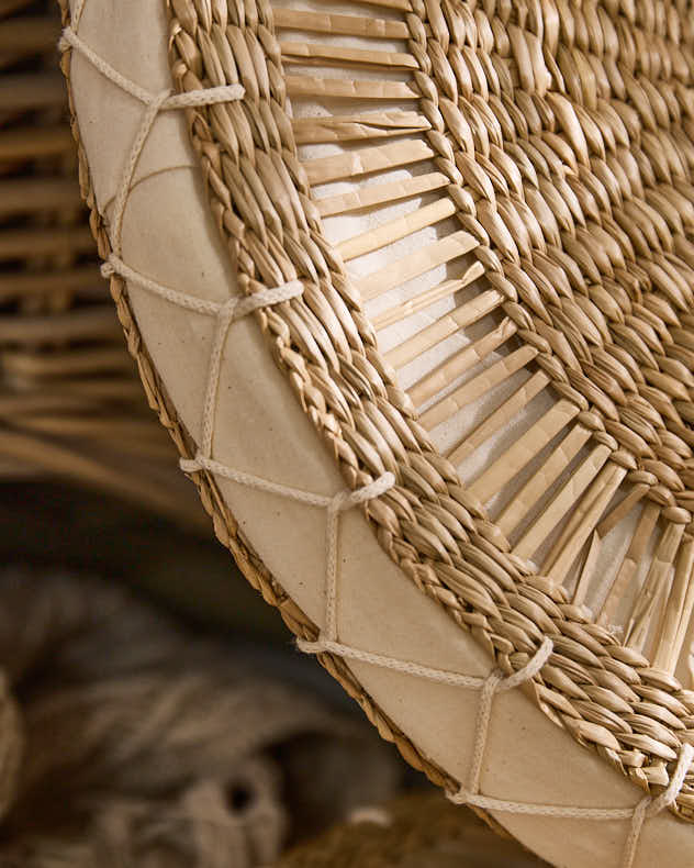 Manari Woven Round Floor Cushion - Image 4