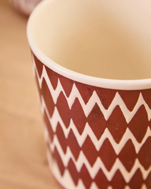 Manoko Set of 4 Patterned Mugs - Image 4