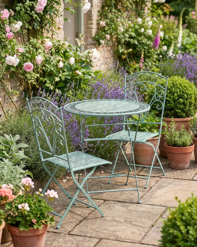 Mayenne 3 Piece Garden Bistro Set - Image 3