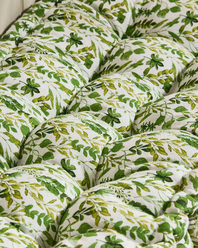 Meadowbrook Leaf Indoor Bench Cushion - Image 4