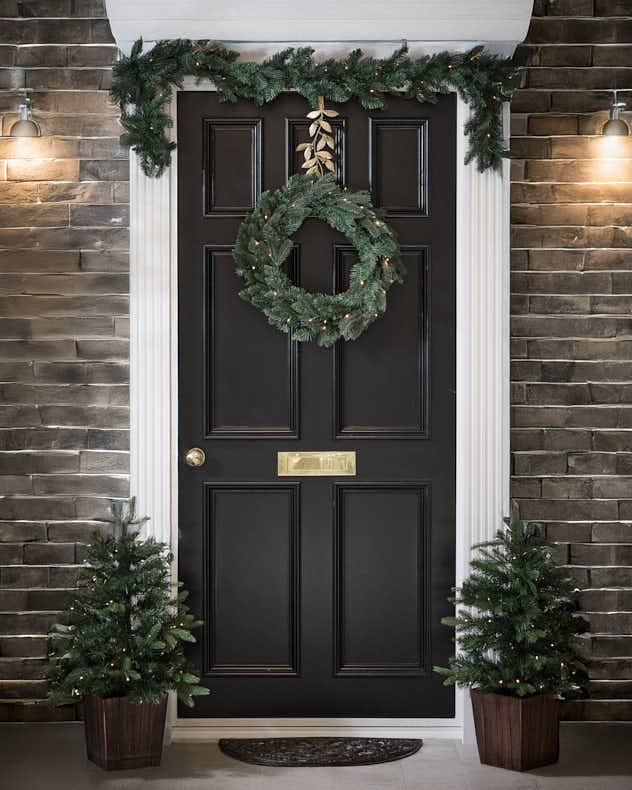 Melrose Pre-Lit Wreath - 60cm - Image 4