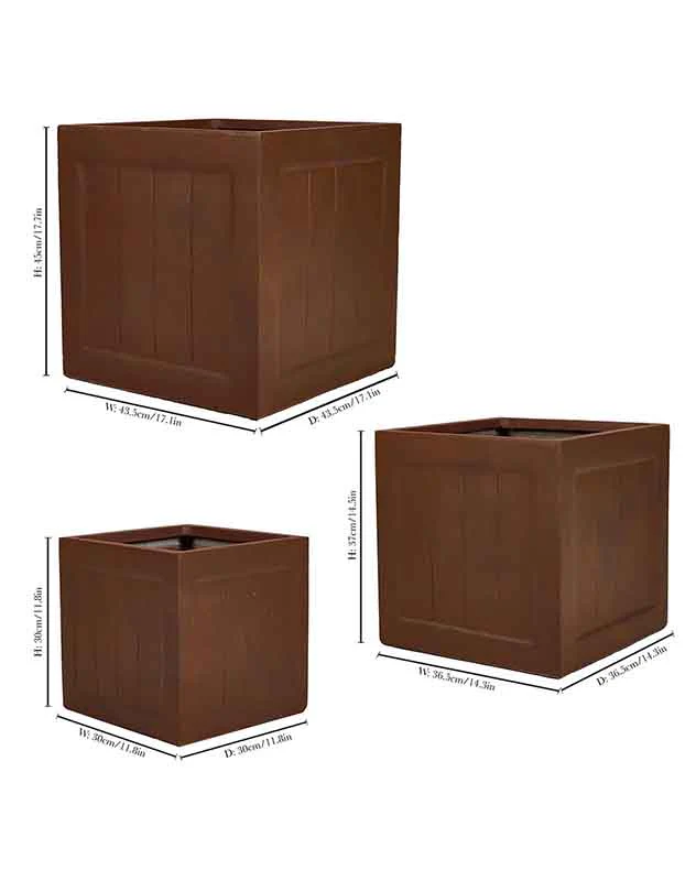 Merano Brown Planter Collection - Image 4