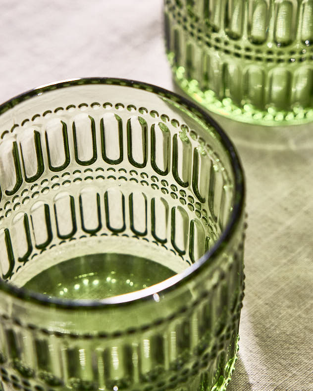 Merida Green Tumbler Glass - Image 2