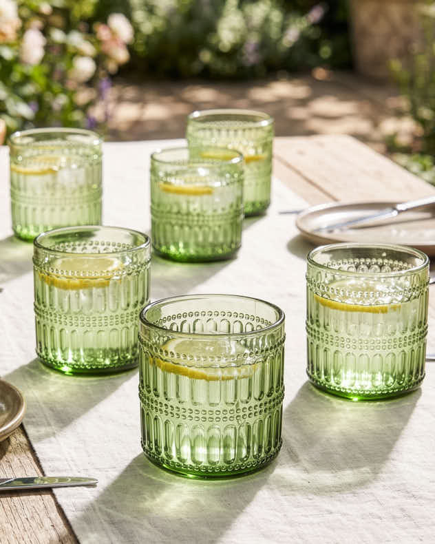 Merida Green Tumbler Glass - Image 4