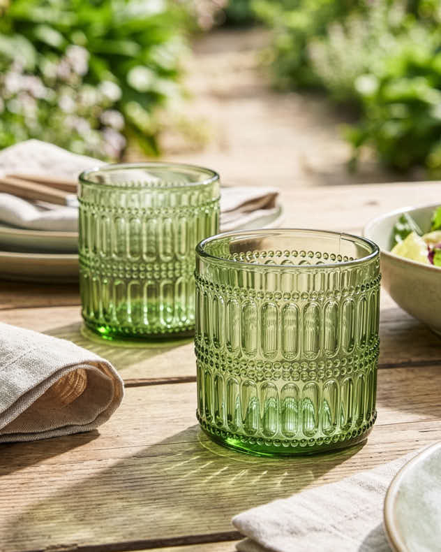 Merida Green Tumbler Glass - Image 6
