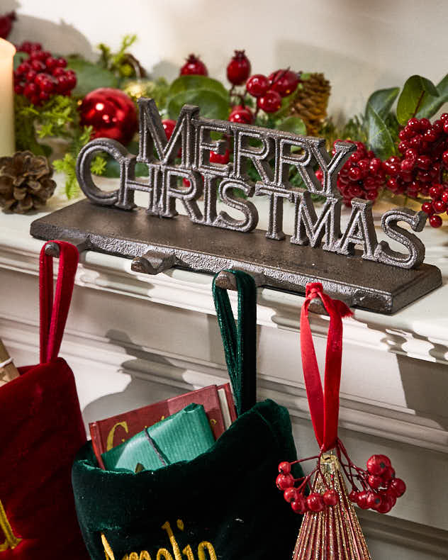 Merry Christmas 4 Stocking Holders