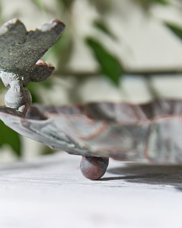 Metal Dragonfly Garden Dish - Image 5