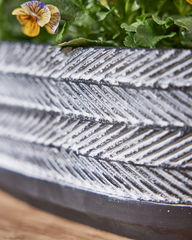Missoni Grey Trough Planter - Image 3
