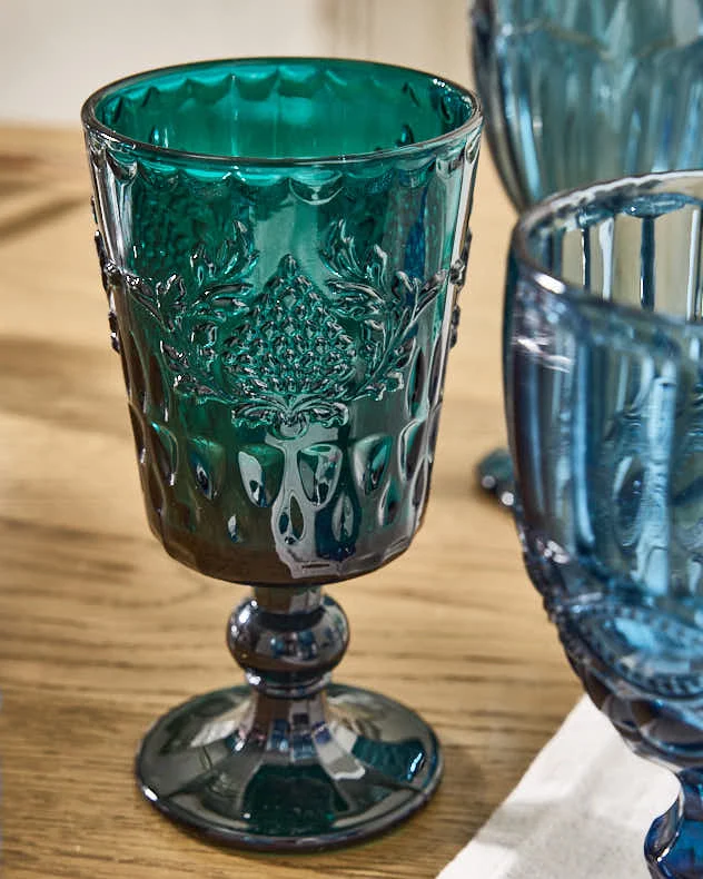 Moonlight Blue Mix and Match Wine Goblets - Image 4