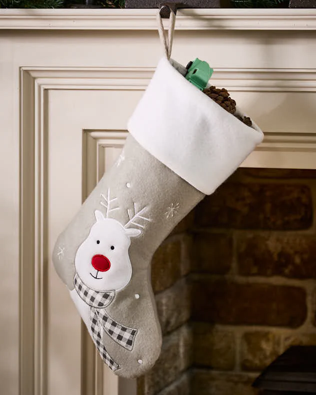 Grey Christmas Stocking Collection - Image 4