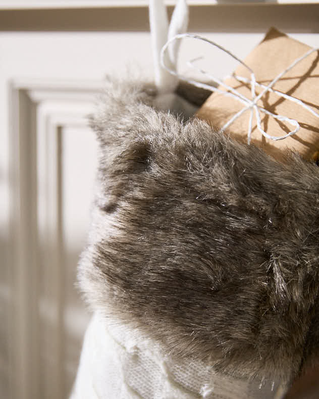 Nordic Knit Christmas Stocking - Image 4