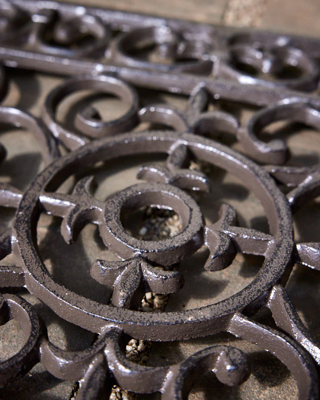 Cast Iron Scrolled Ornate Doormat - Image 3