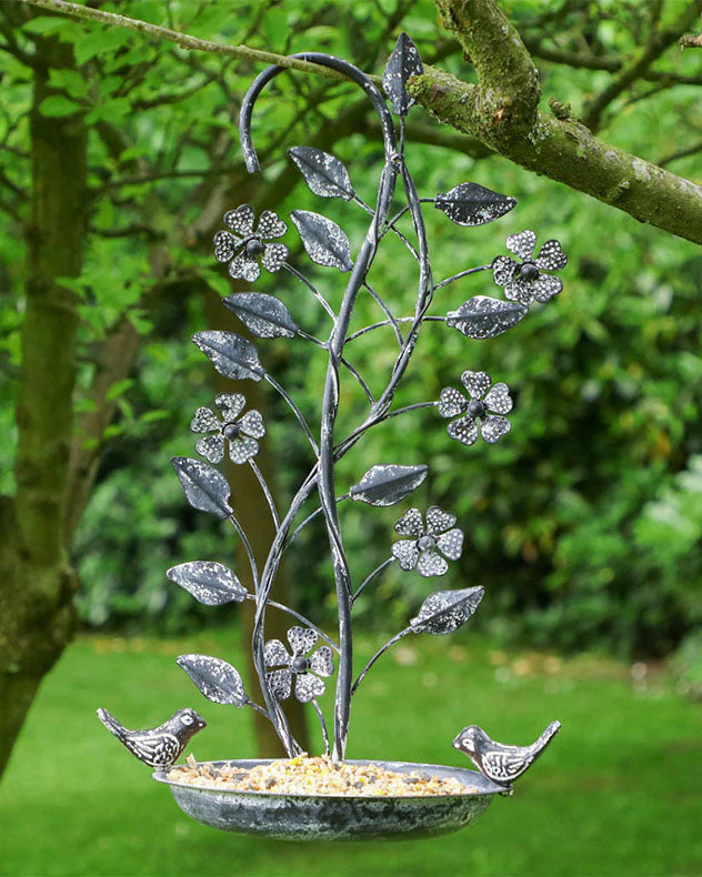 Ornate Hanging Bird Feeder Dish - Image 3