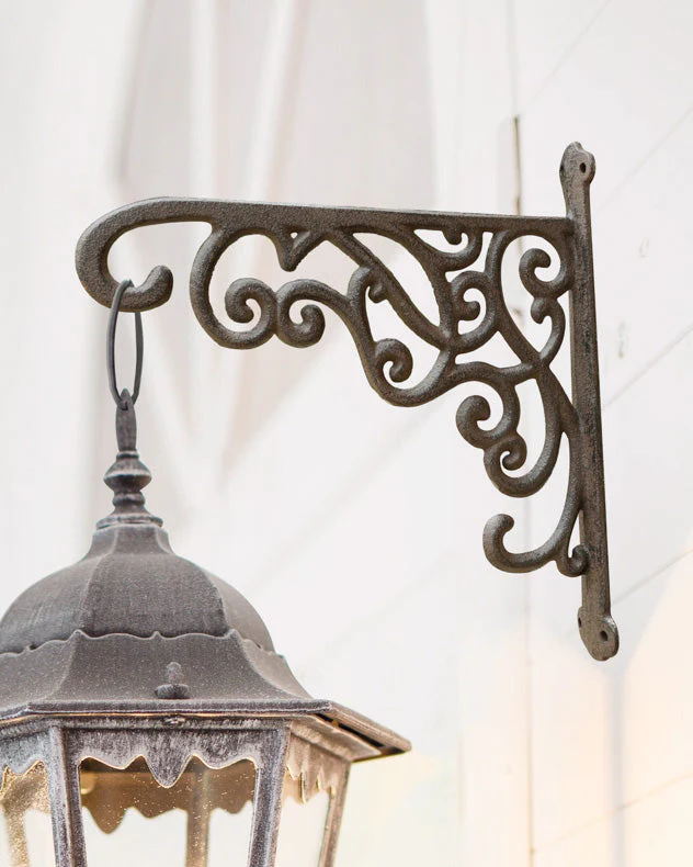 Ornate Scrolled Hanging Basket Bracket - Image 4