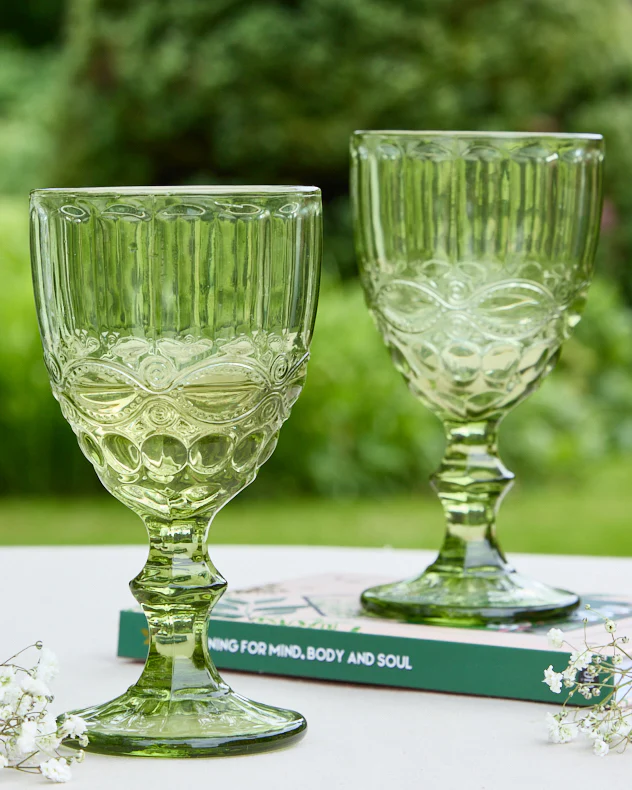Palazzo Green Glassware Collection - Image 5