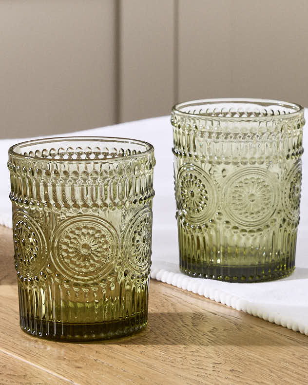 Palmas Green Glassware Collection - Image 4