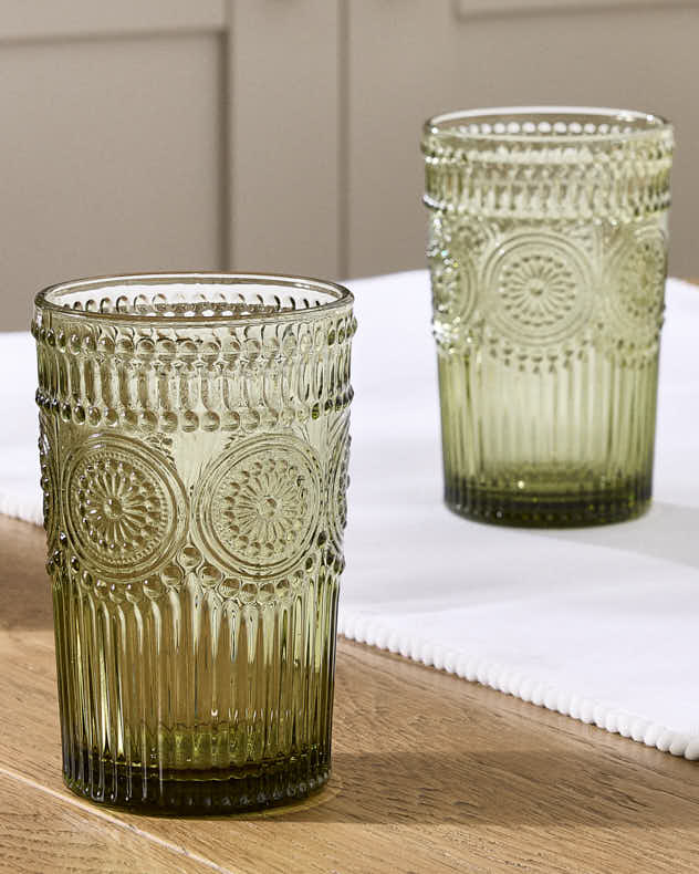 Palmas Green Glassware Collection - Image 5