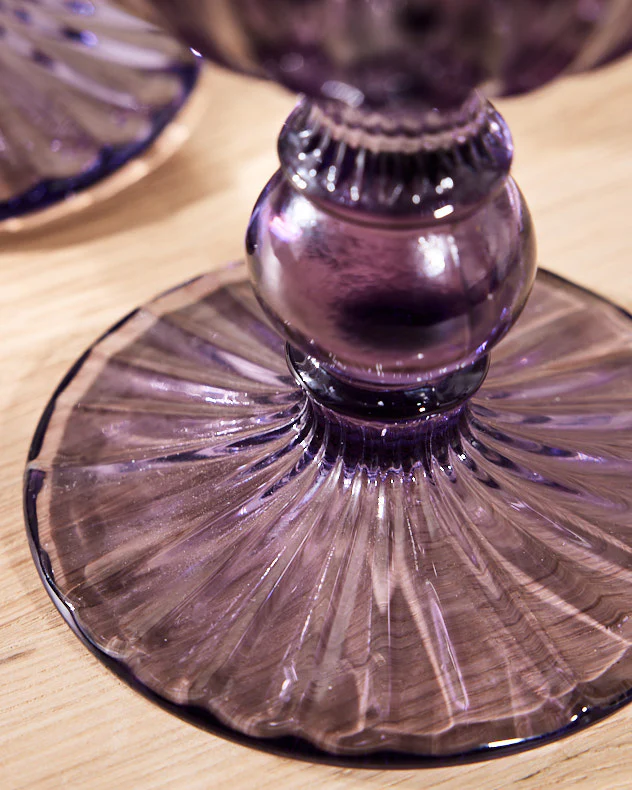 Parisian Purple Wine Goblet - Image 2