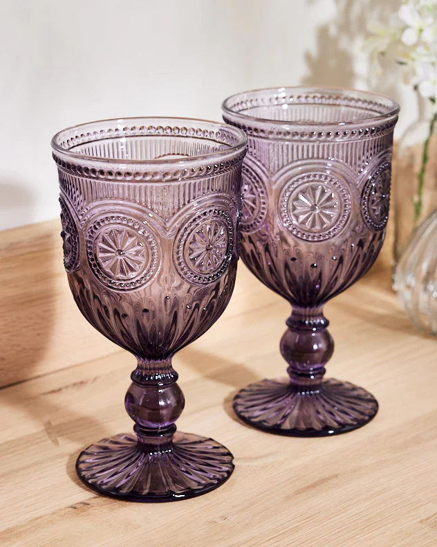 Parisian Purple Wine Goblet - Image 3