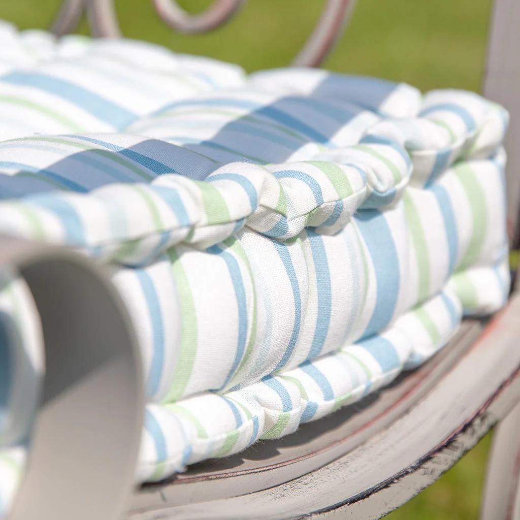 Tenby Stripe Garden Bench Cushion - Image 4