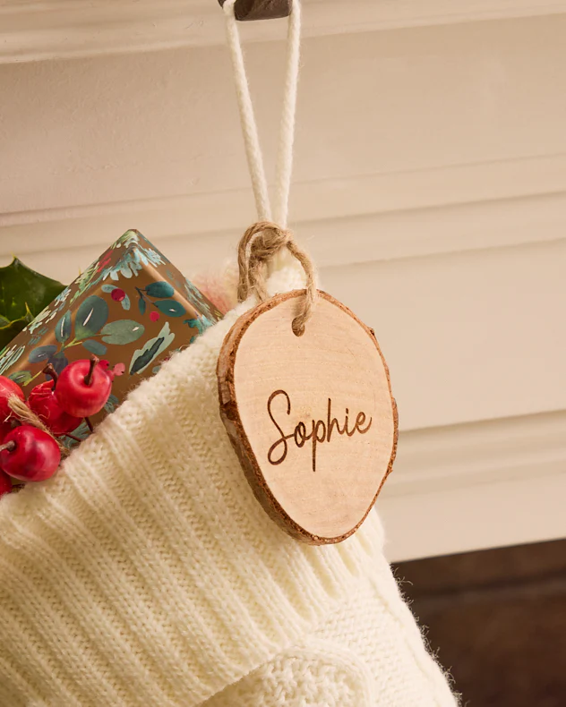 Personalised Birchwood Tag
