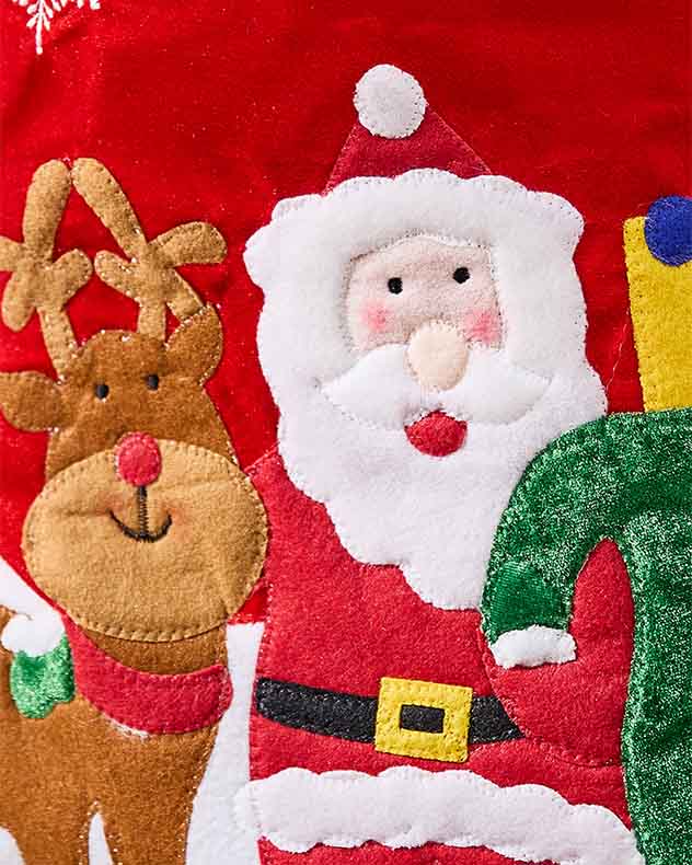 Personalised Festive Friends Santa Sack - Image 3