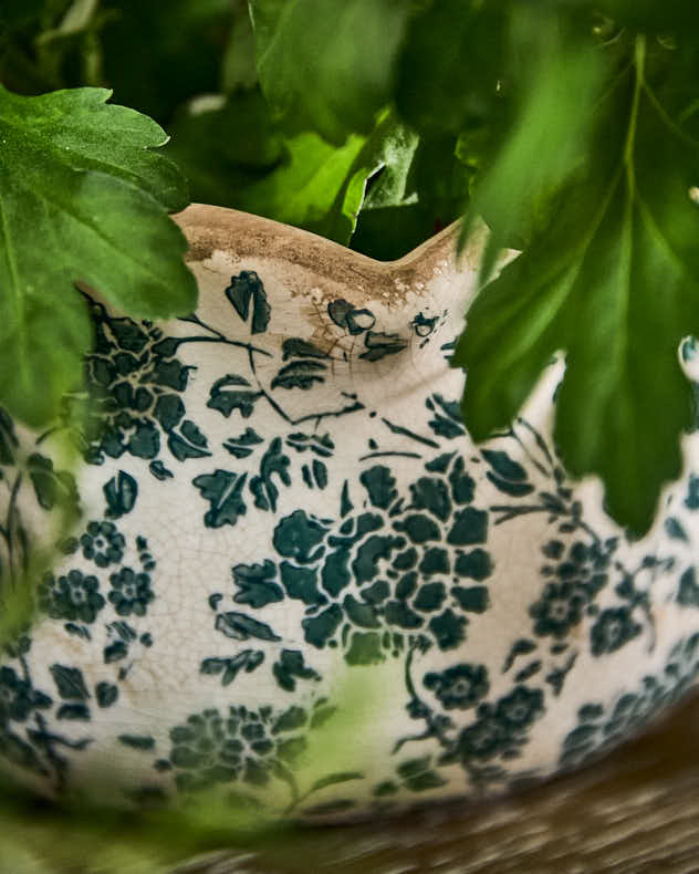 Personalised Fiorella Teal Gift Set of 3 Planters - Image 4