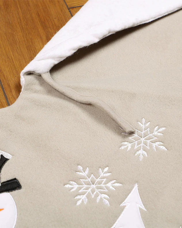 Personalised Grey Christmas Tree Skirt - Image 5