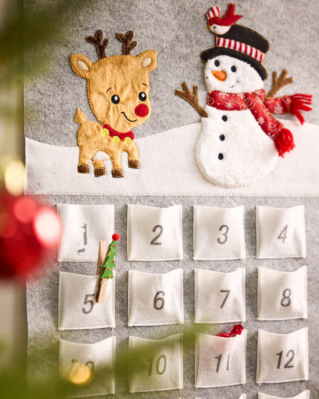 Personalised Grey Family Advent Calendar - Image 4