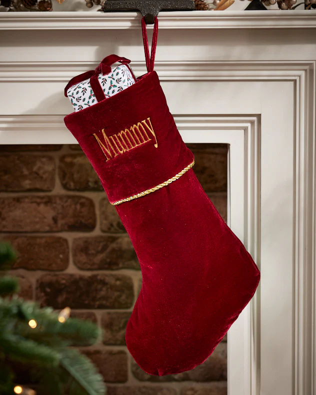 Personalised Knightsbridge Velvet Stockings - Image 2