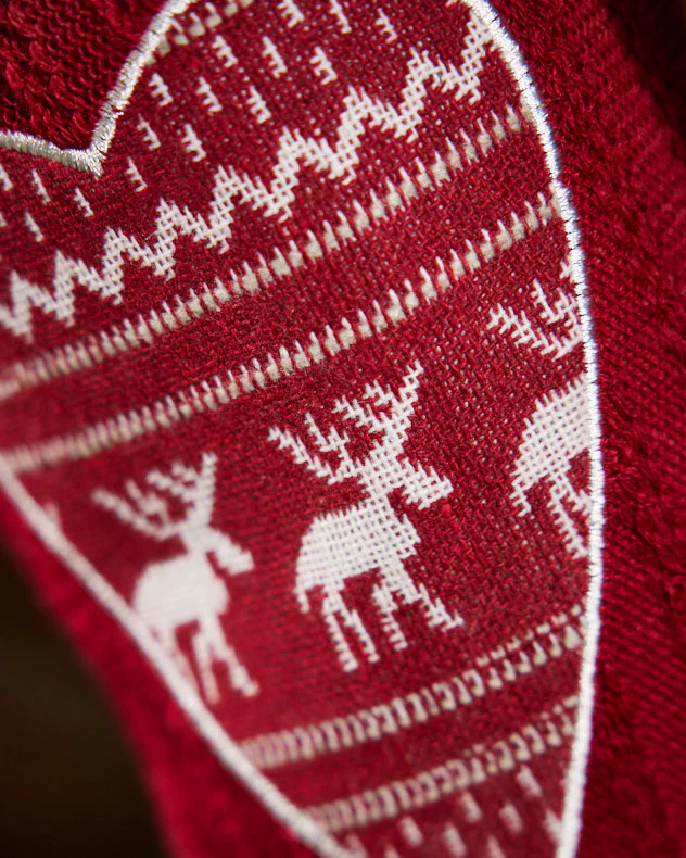 Personalised Red Nordic Stockings - Image 4