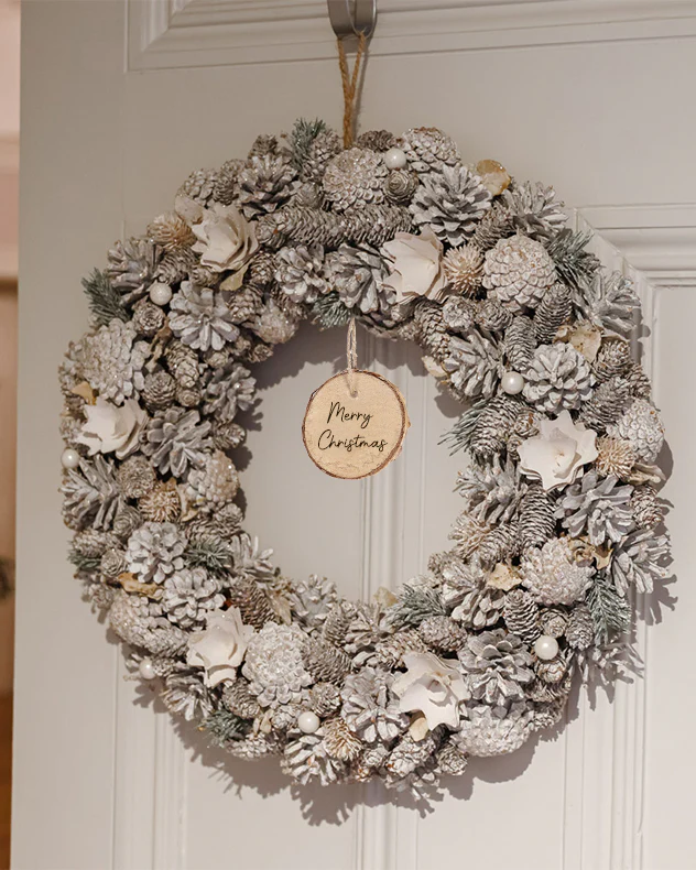 Personalised Morning Frost Wreath - Image 4